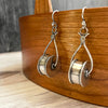 sterling silver dangle statement earrings