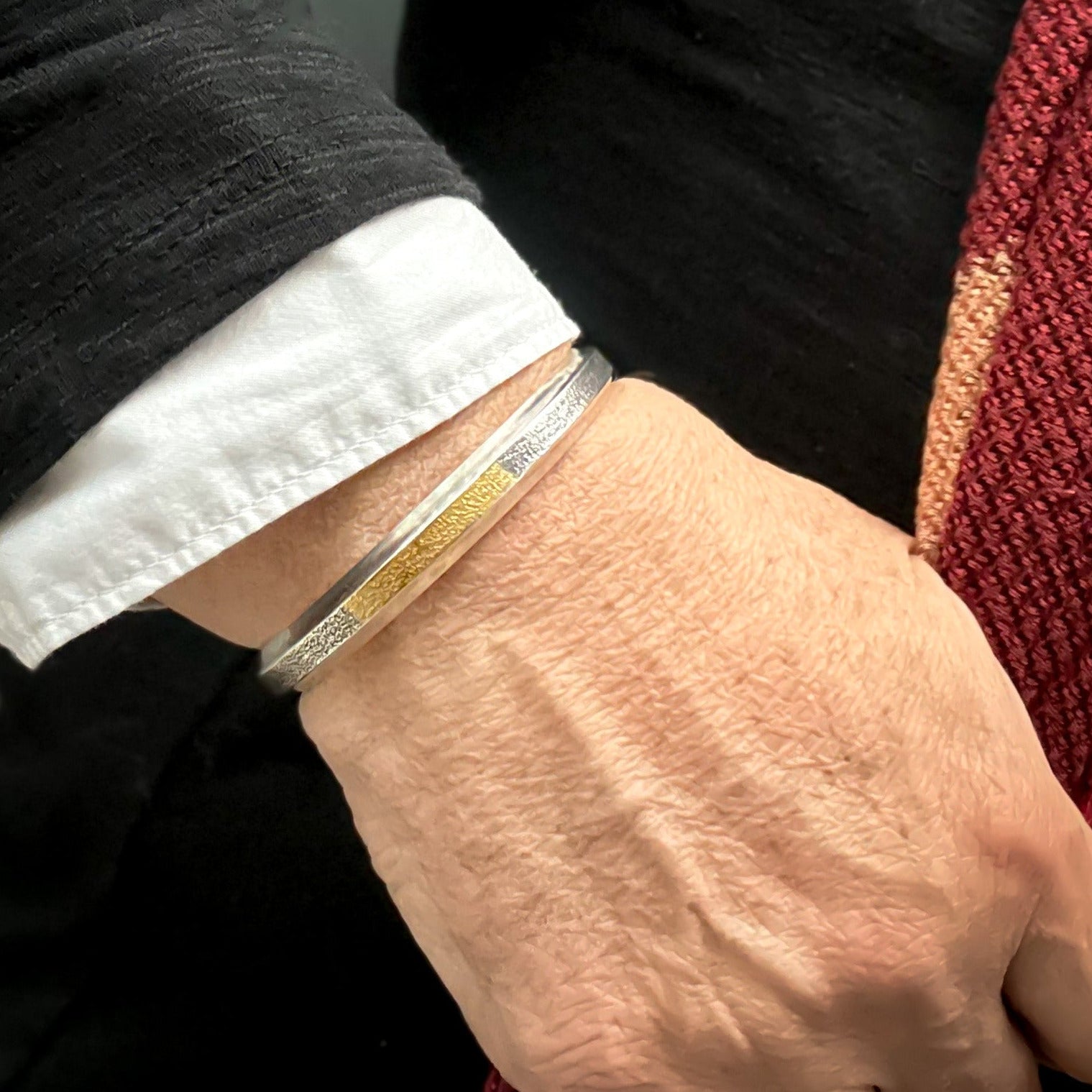 18k Gold Plated Statement Cuff Bracelet Gold main image 0