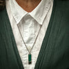 chrysocolla inlay pendant necklace4