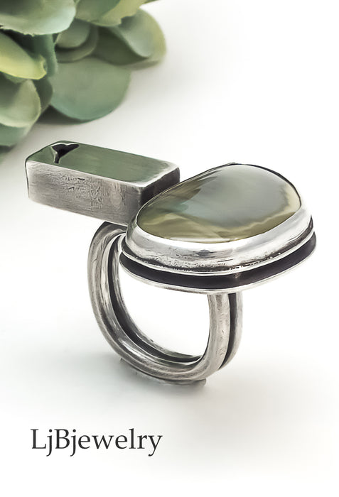 Sterling Silver Jasper Ring