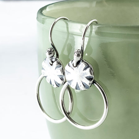 sterling silver dangle earrings