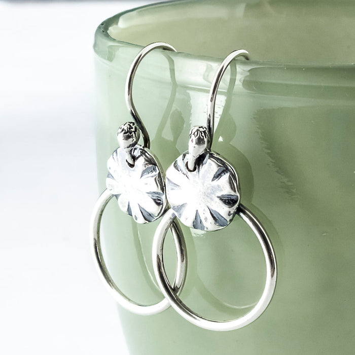sterling silver dangle earrings