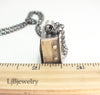 letterpress stamp pendant