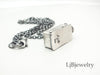 letterpress stamp pendant