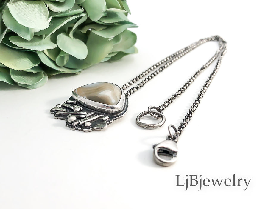 ocean jasper pendant necklace