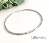 Silver Stacking Bangle - LjBjewelry