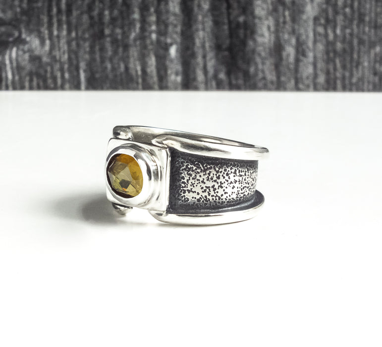 sterling silver tourmaline ring