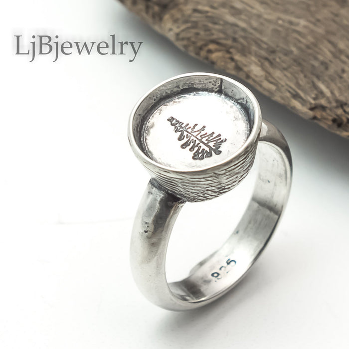 silver tree ring